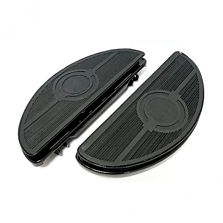 Oval early style floorboards. With dampers. Black,bkr.mcsh.592628