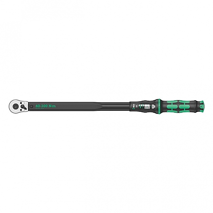Wera 1/2" drive torque wrench 60-300 Nm with ratchet,bkr.mcsh.599674