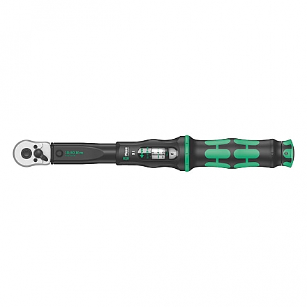 Wera 3/8" drive torque wrench 10-50 Nm with ratchet,bkr.mcsh.581852