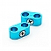 8MM SPARK PLUG WIRE SEPARATORS, BLUE,bkr.mcsh.504866