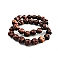 AmiGaz wood skull bead bracelet set,bkr.mcsh.907902
