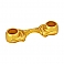 Arlen Ness, Method 39mm fork brace. Gold,bkr.mcsh.598090