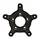 Arlen Ness, Touring brake rotor adapter. OEM wheels. Black,bkr.mcsh.598097