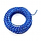 Classic cloth covered wiring, 25ft. roll. Blue/White,bkr.mcsh.951827