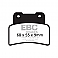 EBC Organic brake pads,bkr.mcsh.8110481