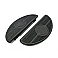 Oval early style floorboards. Solid. Black,bkr.mcsh.592627