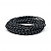 WIRING CLOTH COVERED WIRE 25FT, BLACK,bkr.mcsh.951801