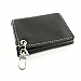 Amigaz Black Piped Soft Leather Trifold Wallet,bkr.mcsh.563409
