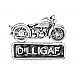 DILLIGAF WITH MOTORCYCLE PIN,bkr.mcsh.535145
