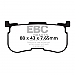 EBC V-PAD SET REAR,bkr.mcsh.576038