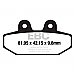 EBC, V-PAD brake pad set rear,bkr.mcsh.576035