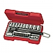 Teng Tools, Mini Rosso 1/4" socket wrench set,bkr.mcsh.521080