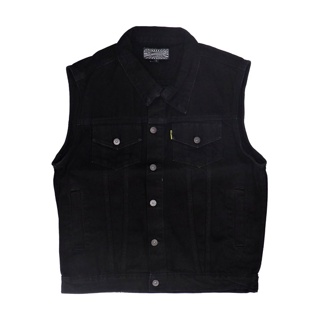 MCS denim vest black