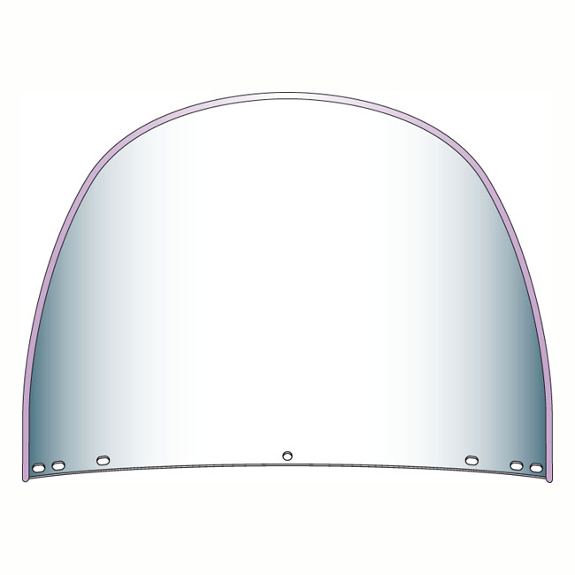 NC Repl. Beaded Heavy Duty™ Windshield - Top window
