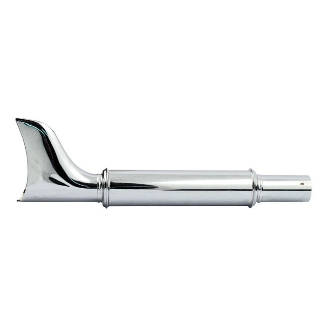 Fishtail classic universal muffler 20" long chrome