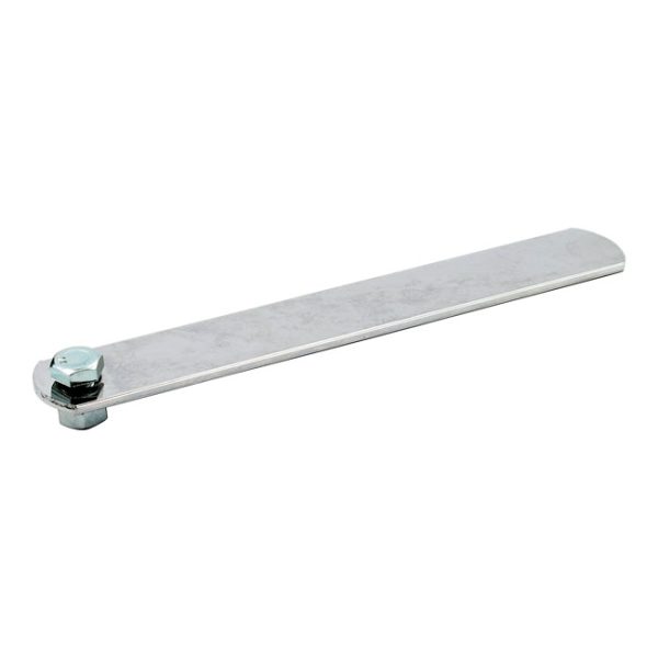 Universal exhaust mount bracket. 8" long