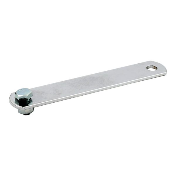 Universal exhaust mount bracket. 6" long
