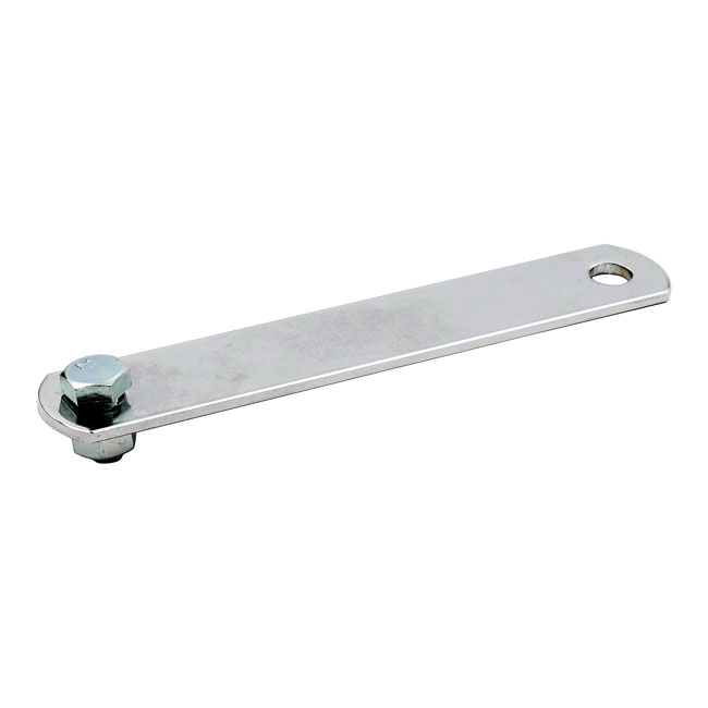 Universal exhaust mount bracket. 6" long