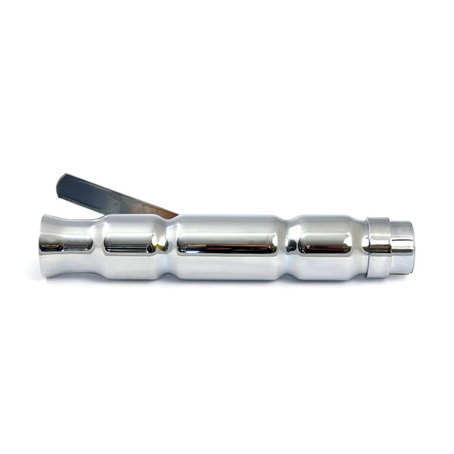 Wrestler universal muffler 13" long chrome