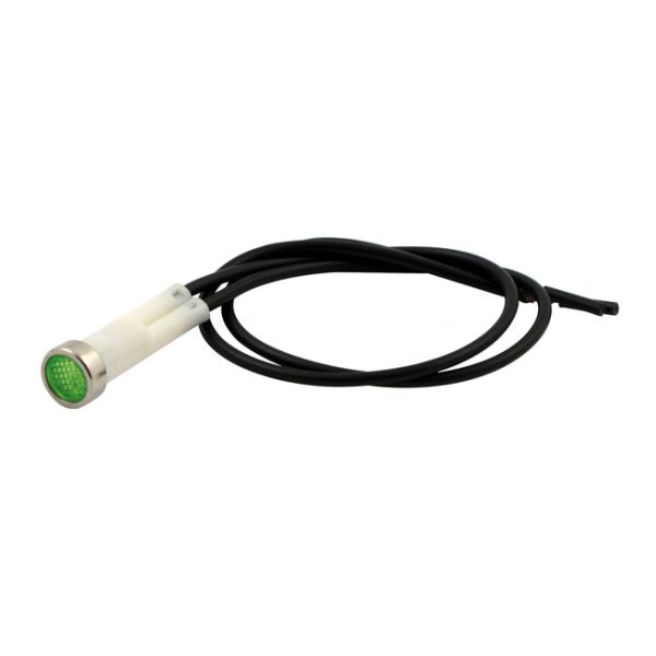 3/8 indicator light. Green