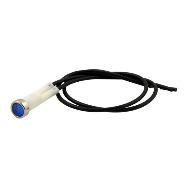 3/8 indicator light. Blue