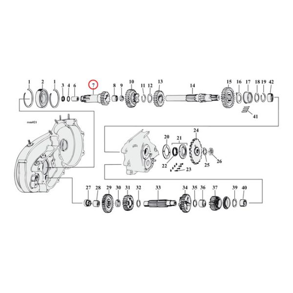 Andrews clutch gear
