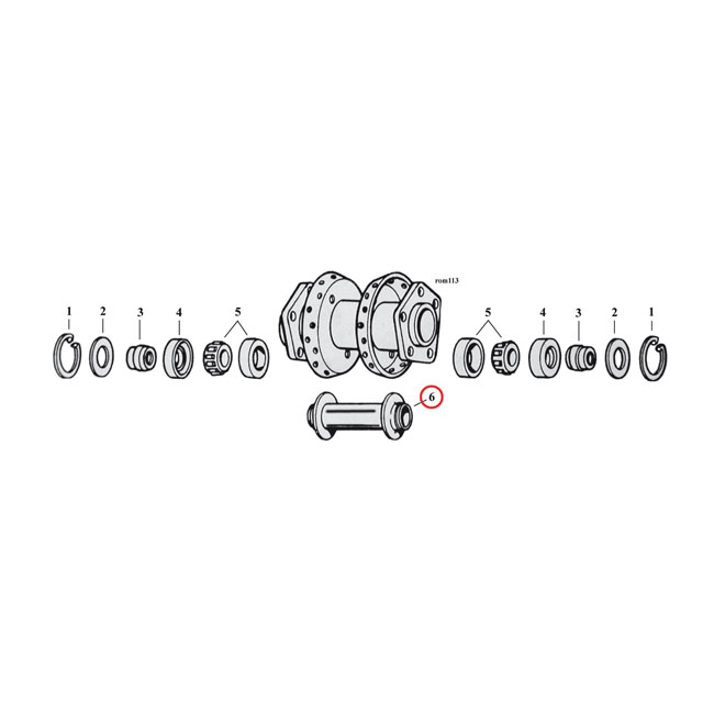 Wheel hub bearing spacer