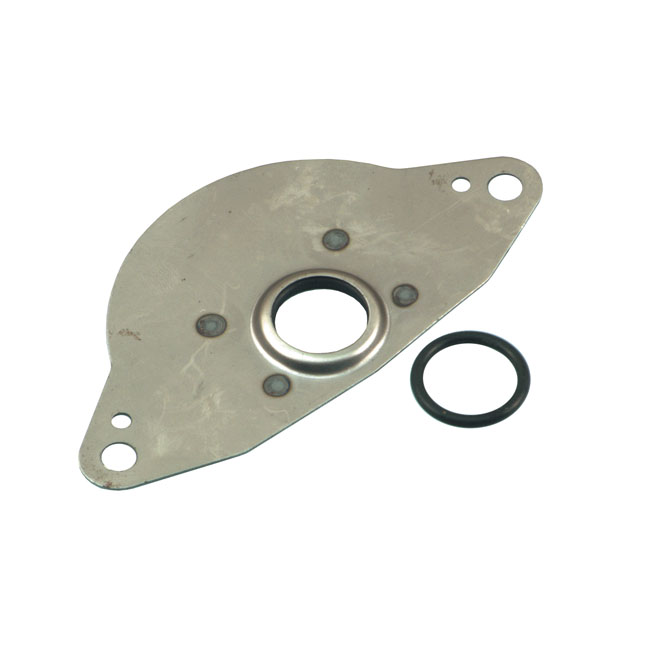Oil deflector plate assembly