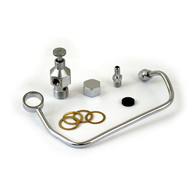 Custom 40-65 fuel valve kit. Chrome