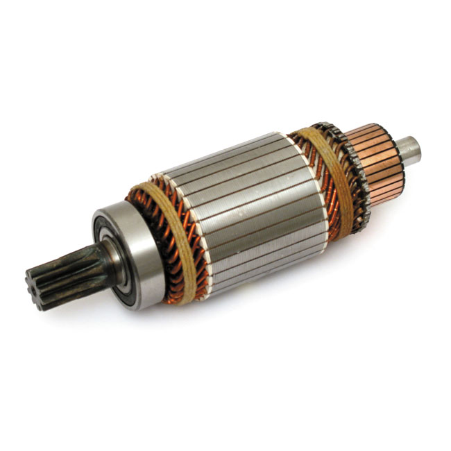 Starter motor armature