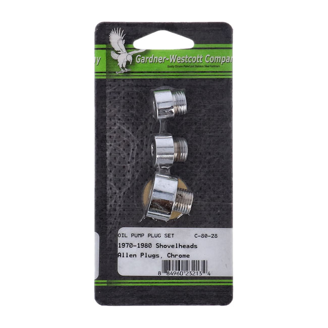 Oil pump & crankcase plug set