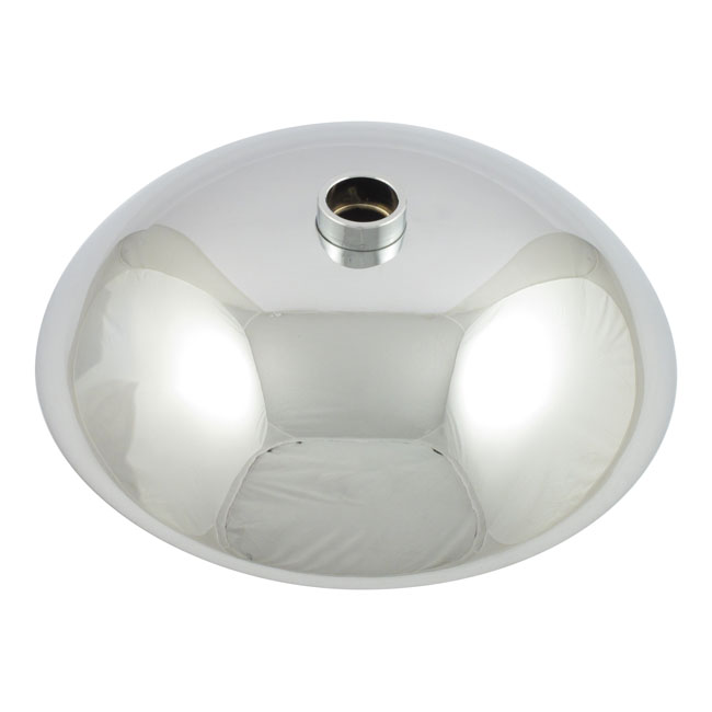 Front hub cap 8". Chrome