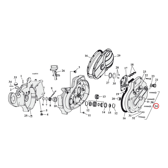 XL side cover mount kit