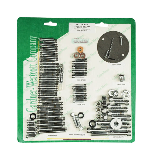 Motor screw sets