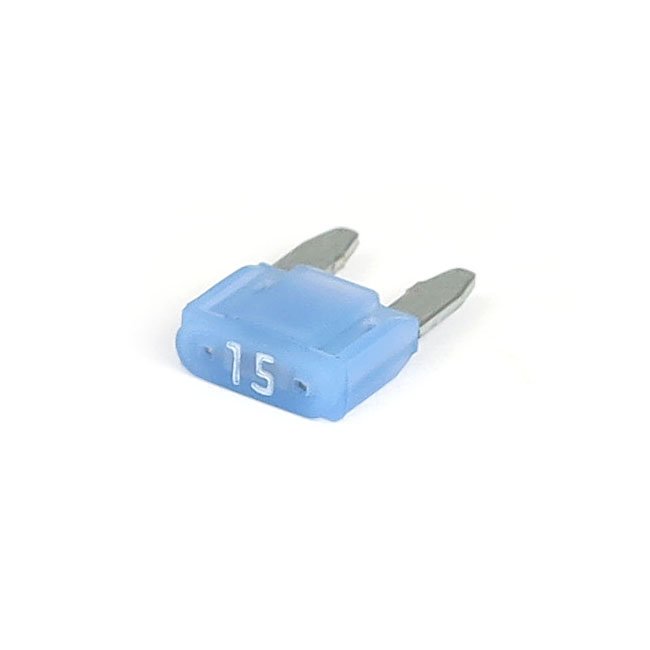 Mini fuse with LED indicator. Blue