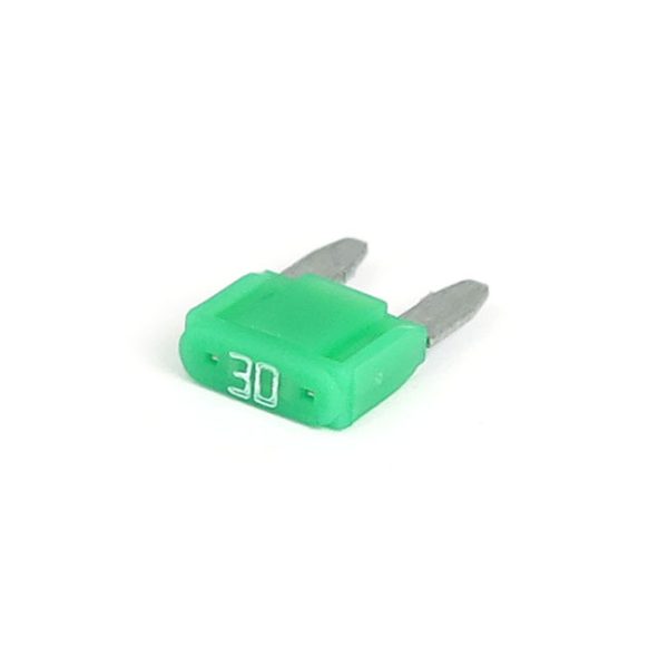 Mini fuse with LED indicator. Green