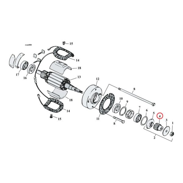 Generator drive gear