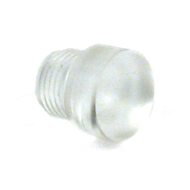 Clear plastic plug