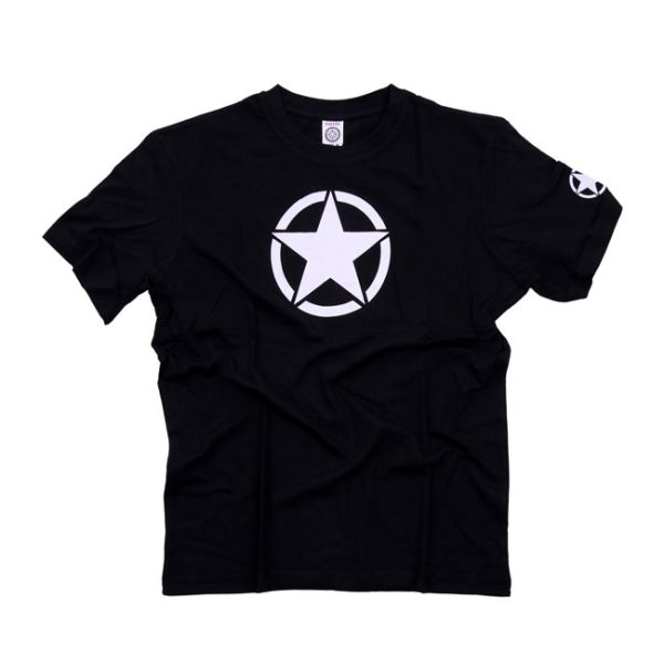 Fostex white star T-shirt black