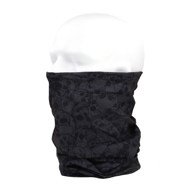 COOLMAX TUNNEL BLACK WITH SKULL