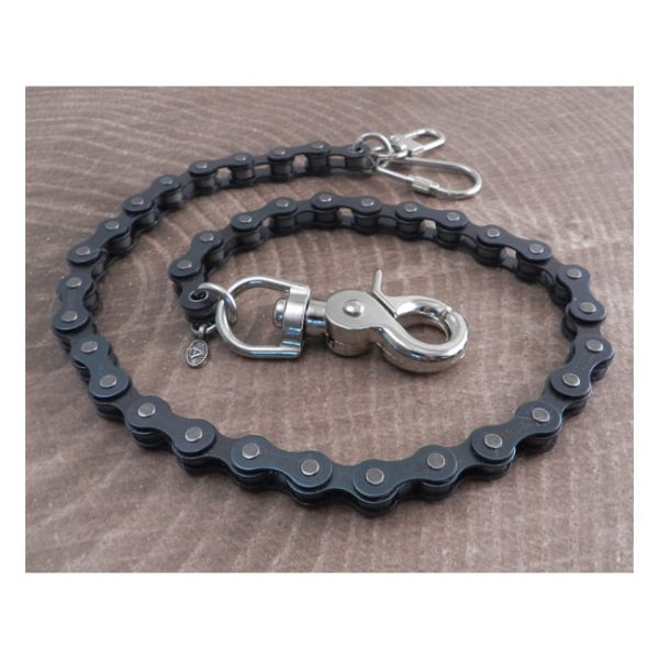 Amigaz Black Bike Wallet Chain 18"