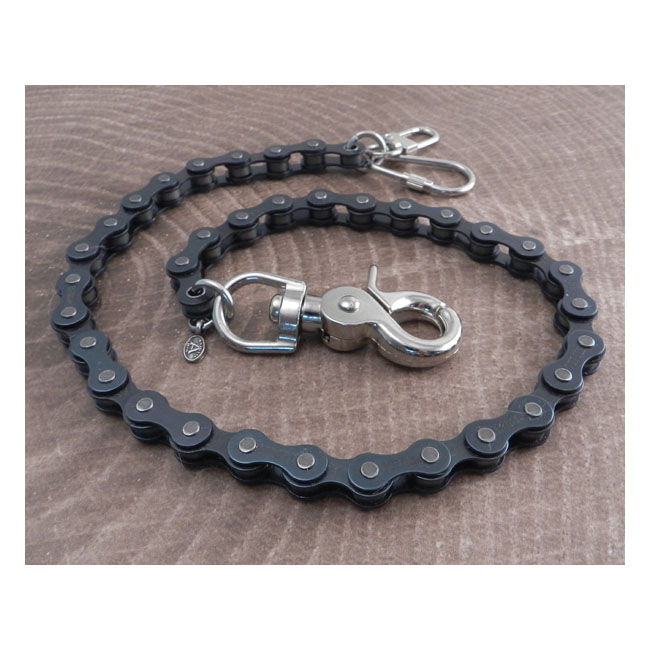 Amigaz Black Bike Wallet Chain 18"