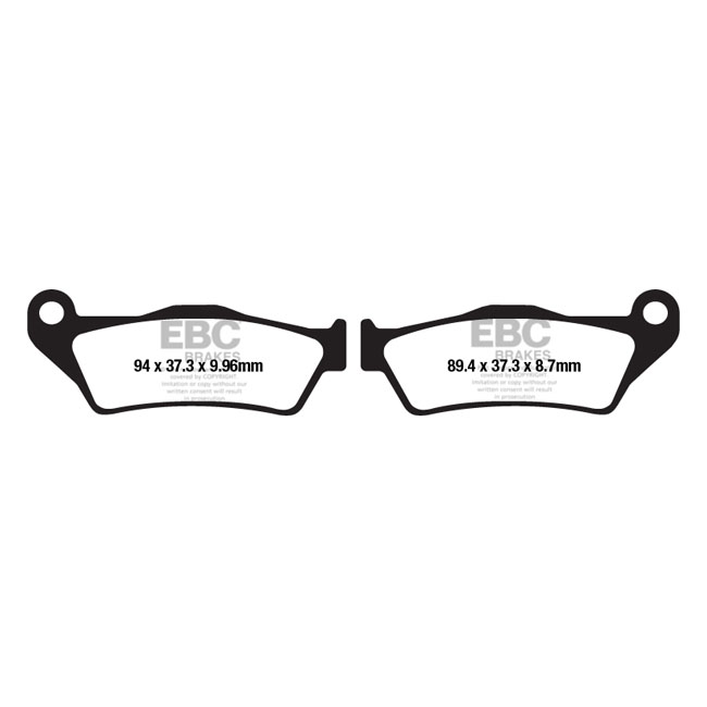 EBC V-pad Semi Sintered brake pads