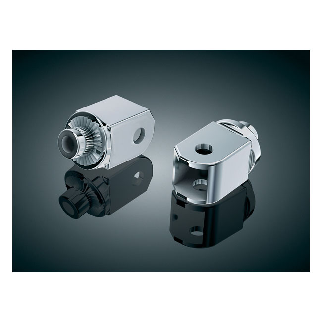 Kuryakyn footpeg adapter splined chrome