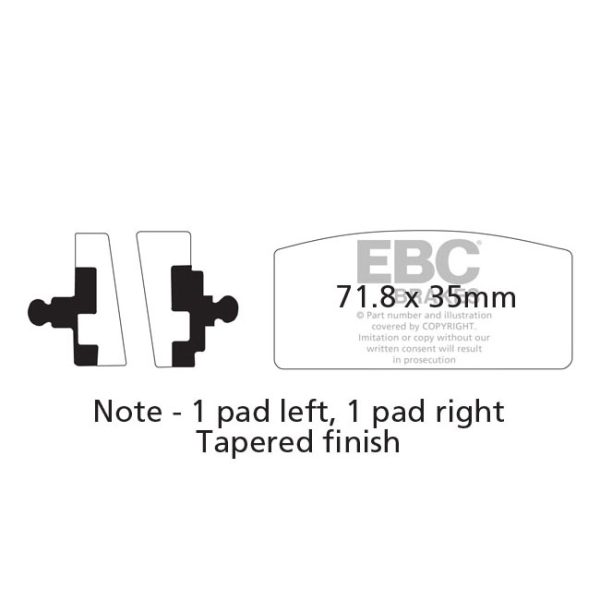 EBC Organic brake pads