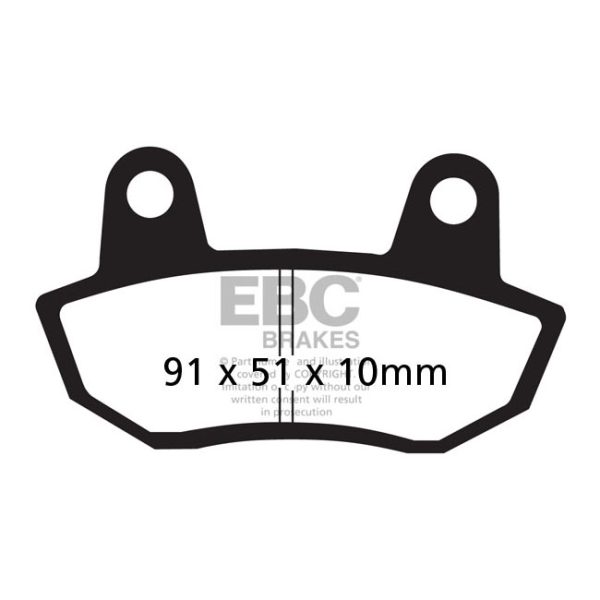 EBC V-pad Semi Sintered brake pads