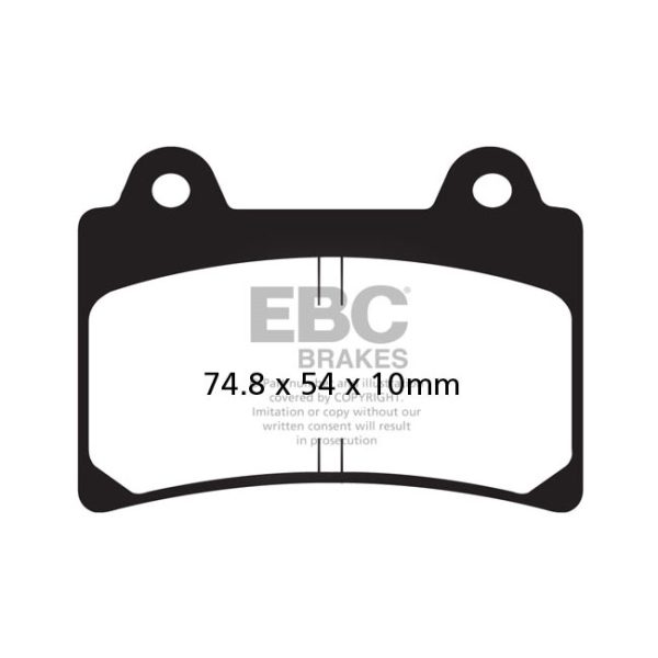 EBC V-pad Semi Sintered brake pads