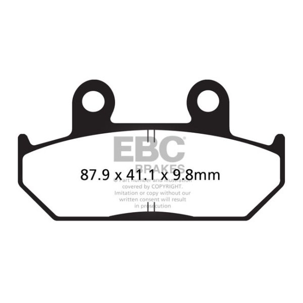 EBC V-pad Semi Sintered brake pads