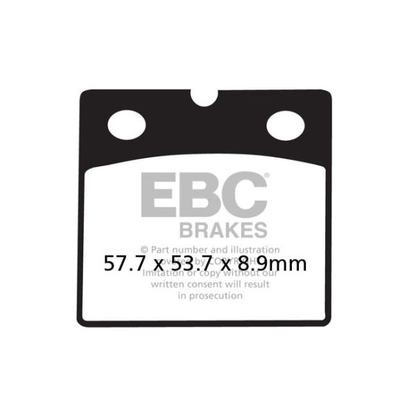 EBC V-pad Semi Sintered brake pads