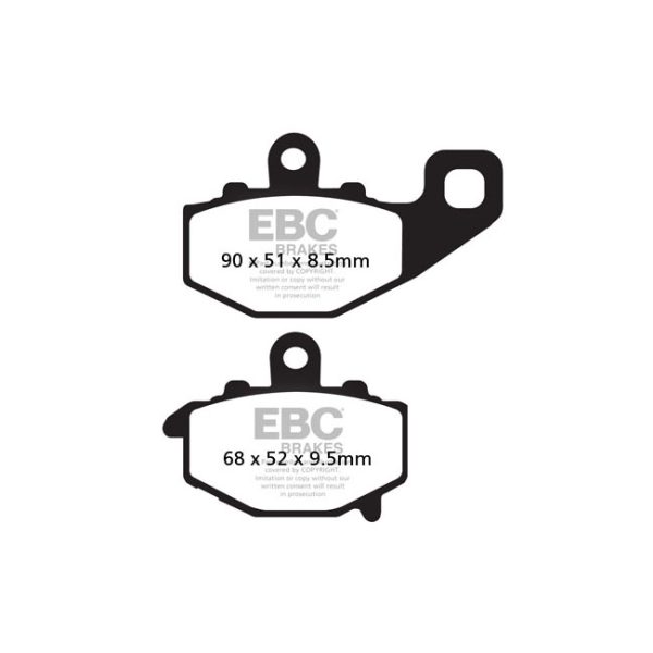 EBC V-pad Semi Sintered brake pads